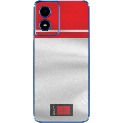 Morocco Soccer Flag Moto G Play 4G (2024) Skin